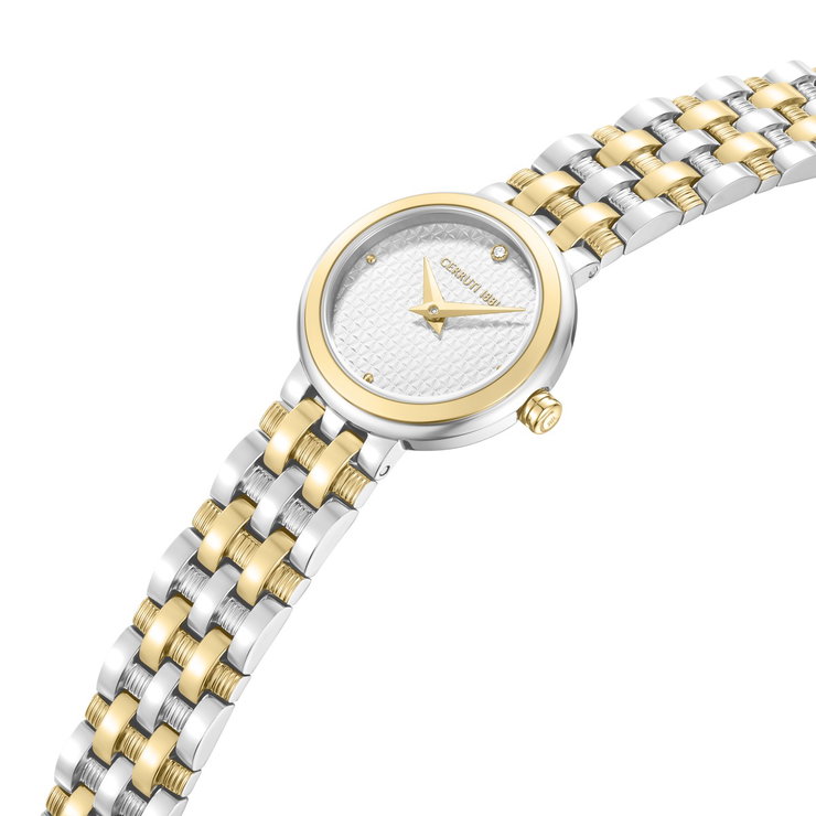 Cerruti 1881 Lusia Two-Tone Watch for Women