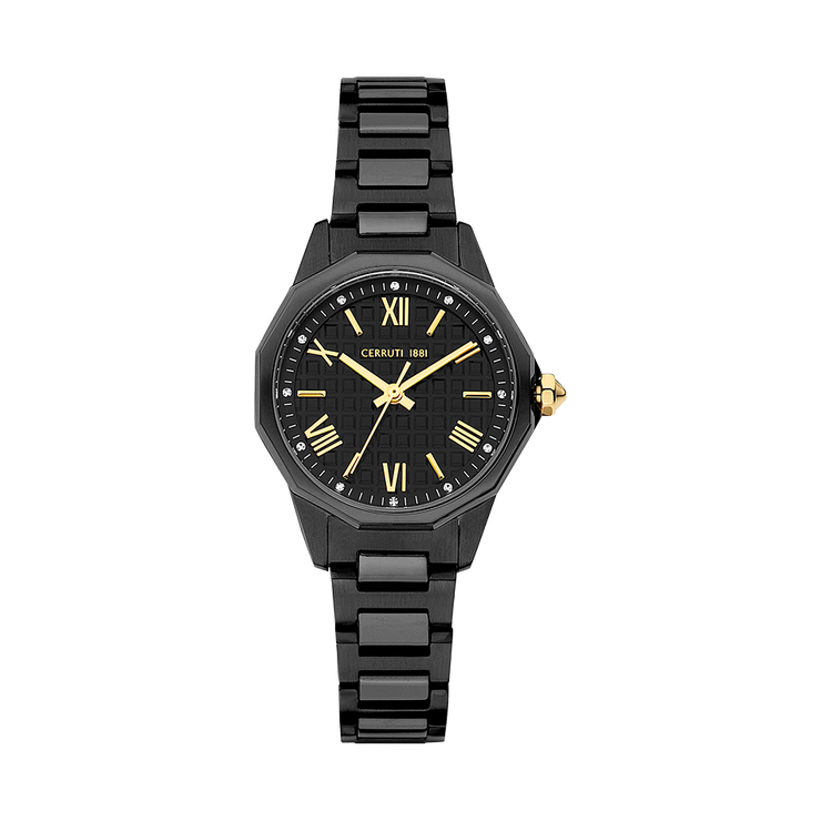 Cerruti 1881 Jesina Watch For Women Steel Black