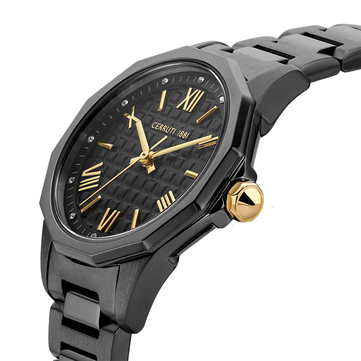 Cerruti 1881 Jesina Watch For Women Steel Black