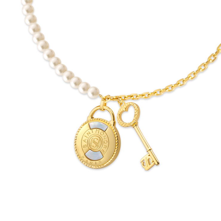 Saint Honore PONT DES ARTS necklace for women gold 