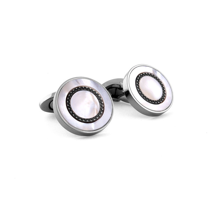 Tateossian Mother of Pearl Cufflinks For Men