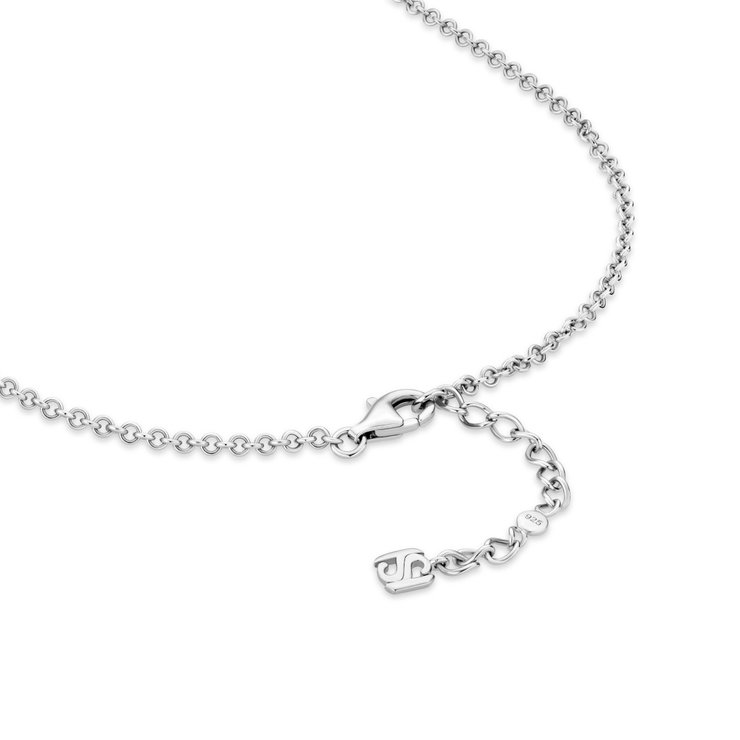 Saint Honore women necklace steel silver , Mother of pearl