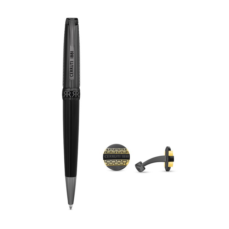 Cerruti 1881 Luciano Ballpoint Pen and Cufflinks Set