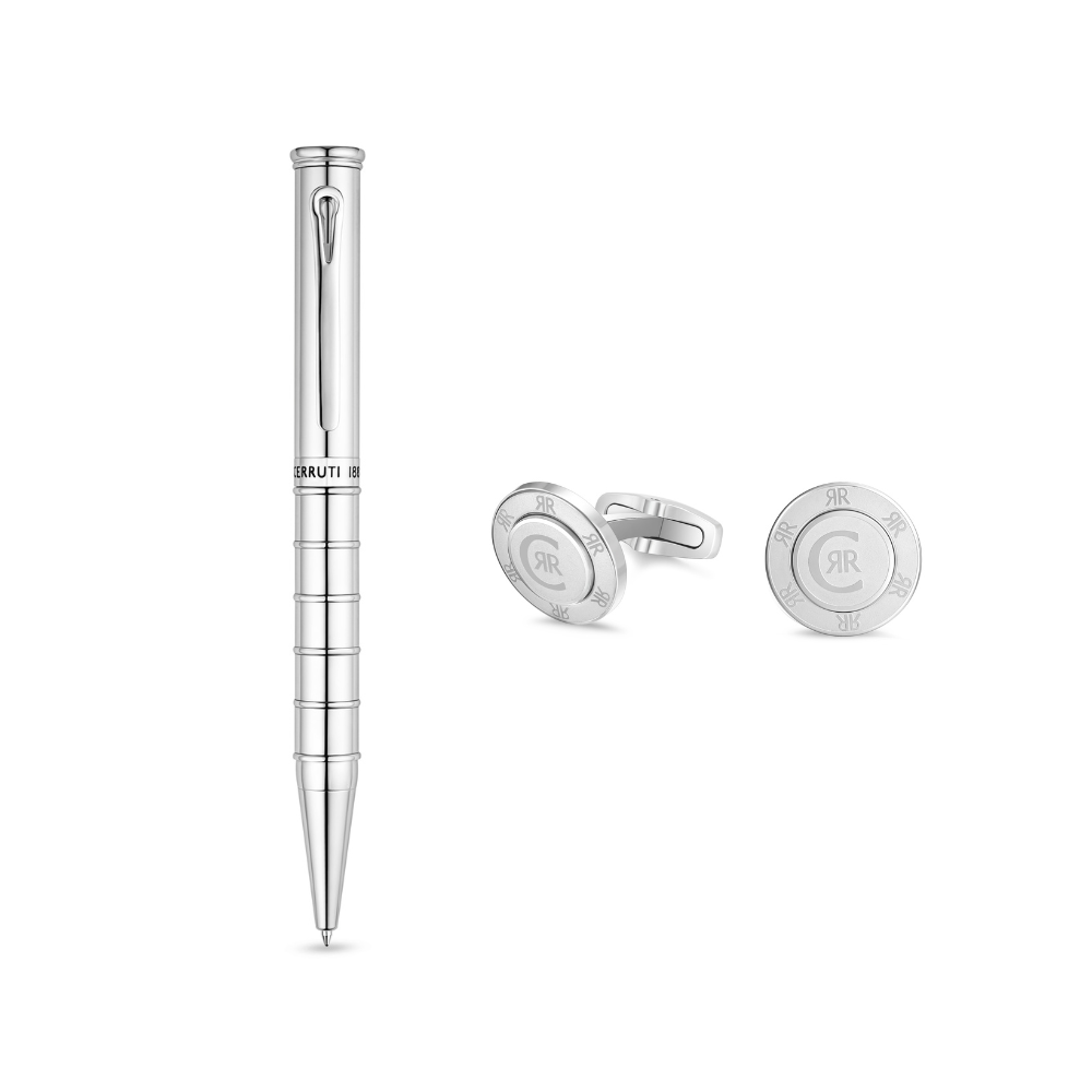 Cerruti 1881 Ivo Men's Ballpoint Pen and Cufflinks Set