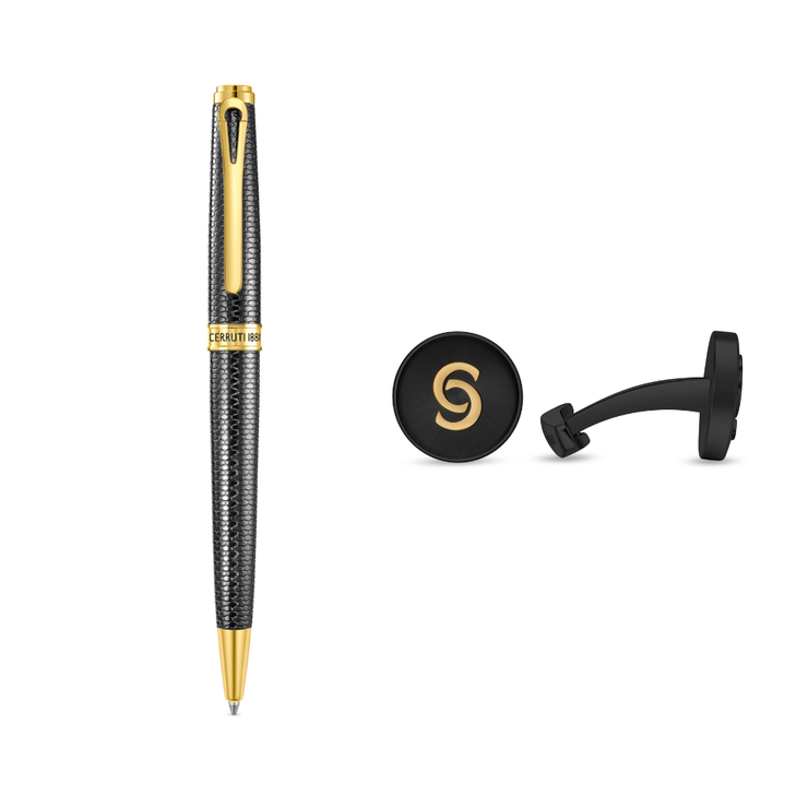 Cerruti 1881 Giovanni Men's Ballpoint Pen and Cufflinks Set