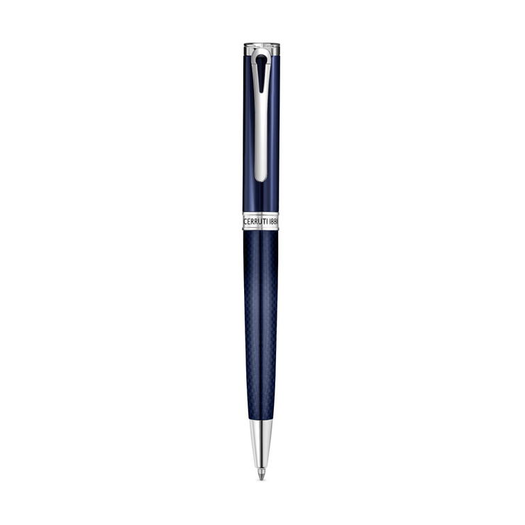Cerruti 1881 Marco Men's Blue Carbon Fiber Ballpoint Pen