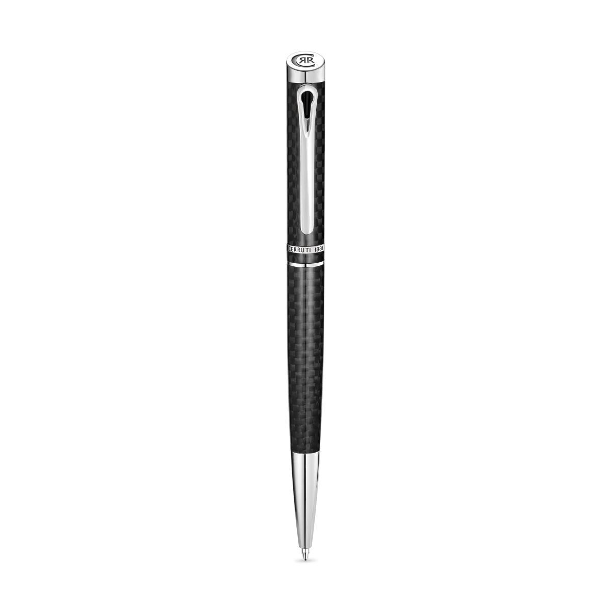 Cerruti 1881 Teodoro Men's Black Carbon Ballpoint Pen