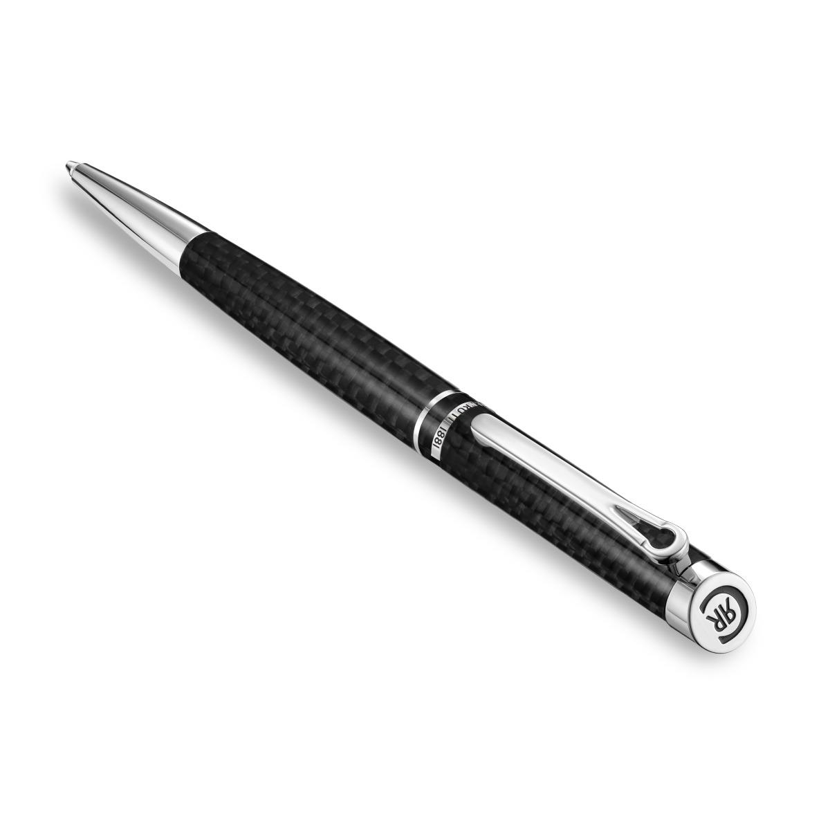 Cerruti 1881 Teodoro Men's Black Carbon Ballpoint Pen