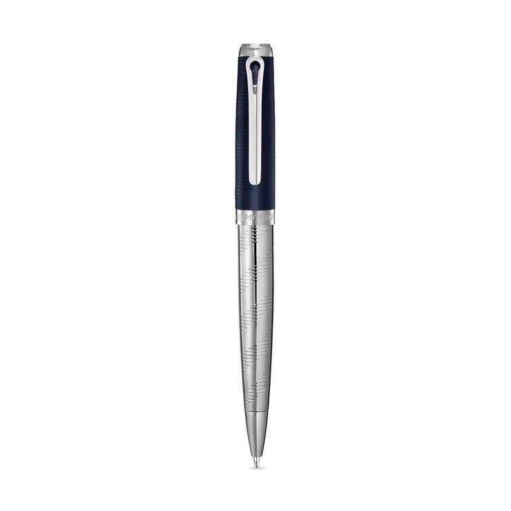 Cerruti 1881 Ugo Line Men's Blue & Silver Ballpoint Pen