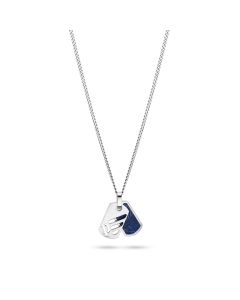 Police LATTITUDE necklace for men silver 