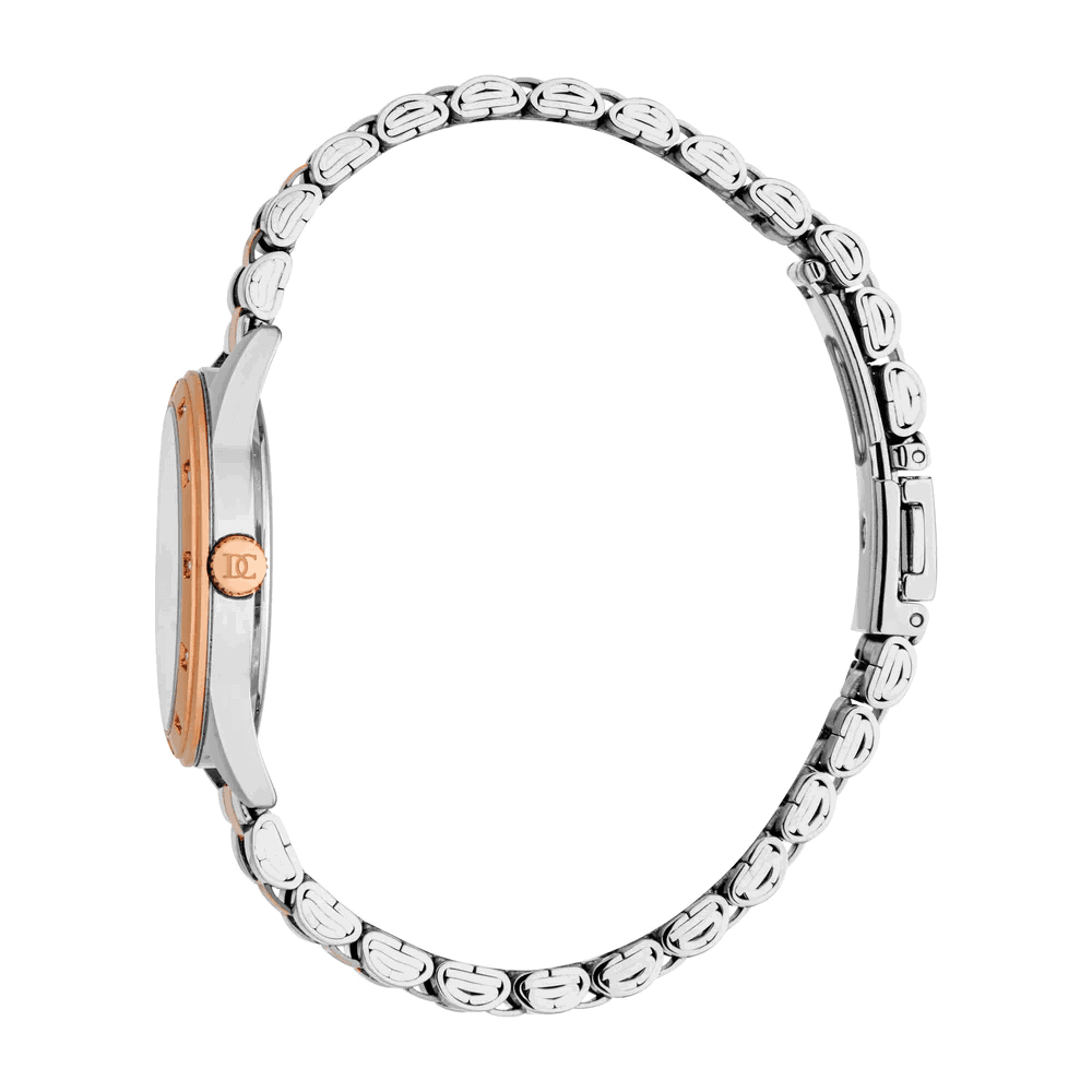 DICI Milano ladies Quartz watch steel rose gold , MOP