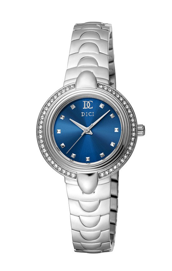 DICI Milano Miera watch for ladies stainless steel silver , Blue