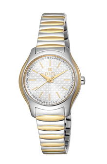 DICI Milano Tasle ladies Quartz watch steel gold , Silver