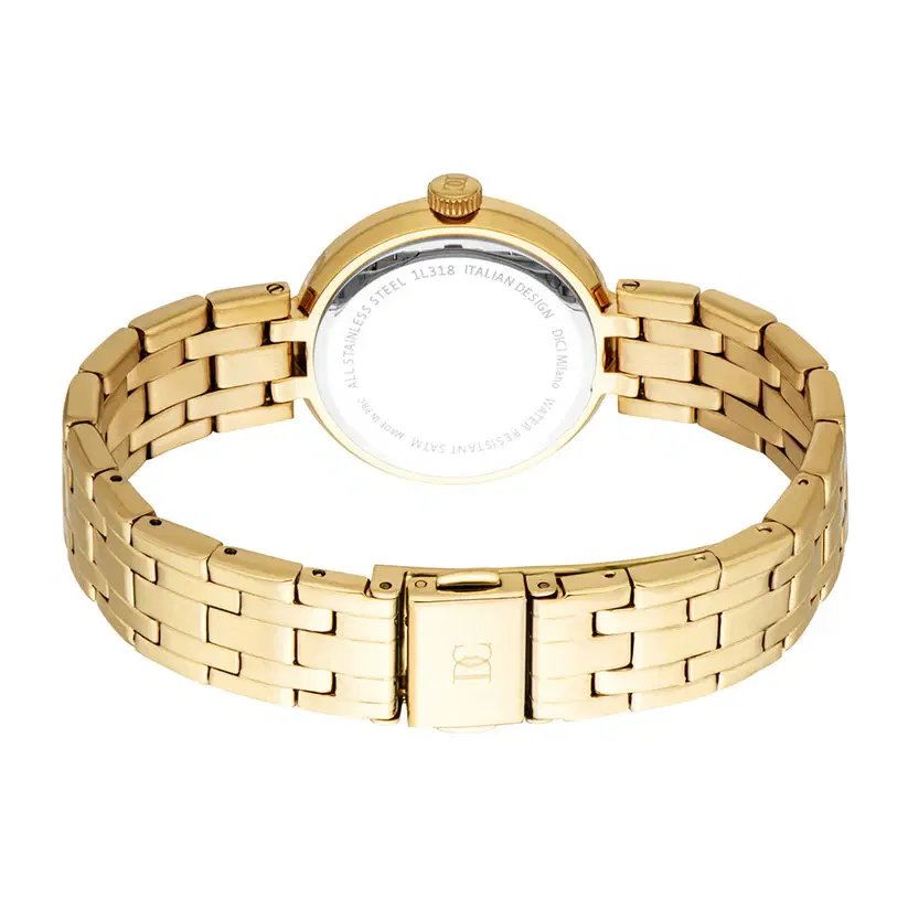 DICI Milano Anselma Women’s Watch Gold Steel Roman Numerals