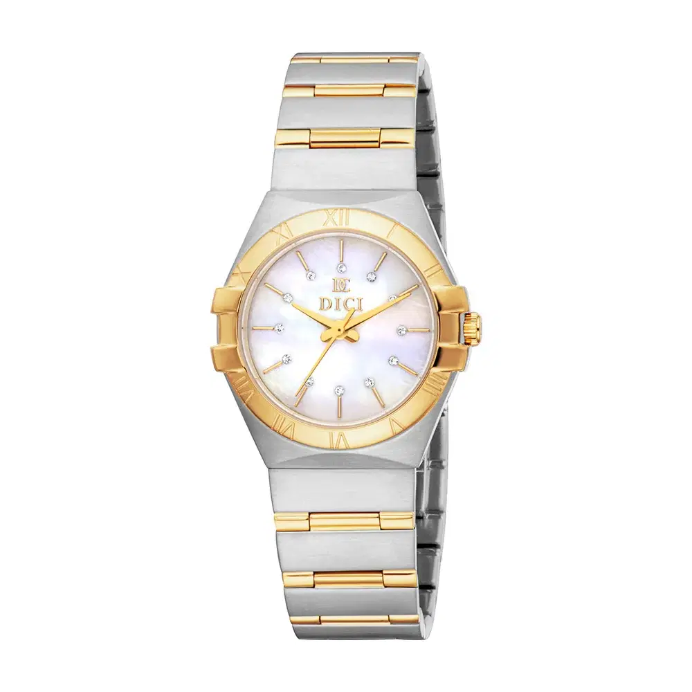 DICI Milano Women's Silver & Rose Gold Watch