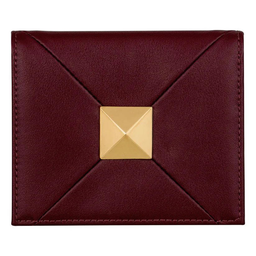 DICI Milano leather card holder for women 4cc Red