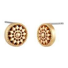 DICI Milano Splined earring for women steel gold
