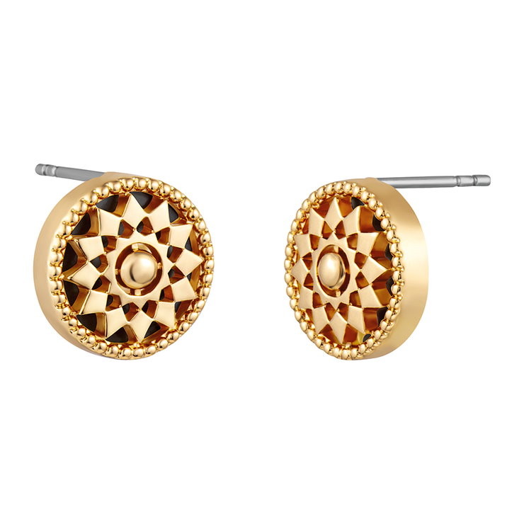 DICI Milano Splined earring for women steel gold