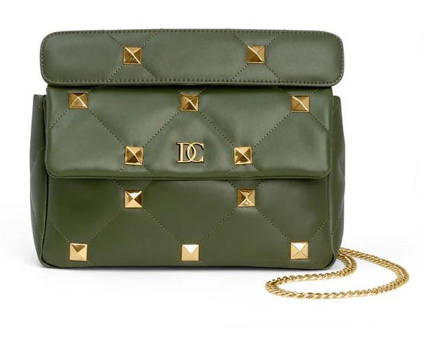 DICI Milano Women Leather Green Mini Cross Body Bag