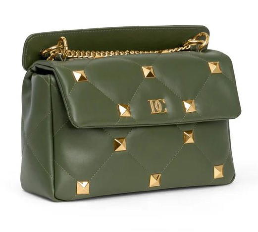 DICI Milano Women Leather Green Mini Cross Body Bag