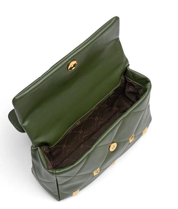 DICI Milano Women Leather Green Mini Cross Body Bag