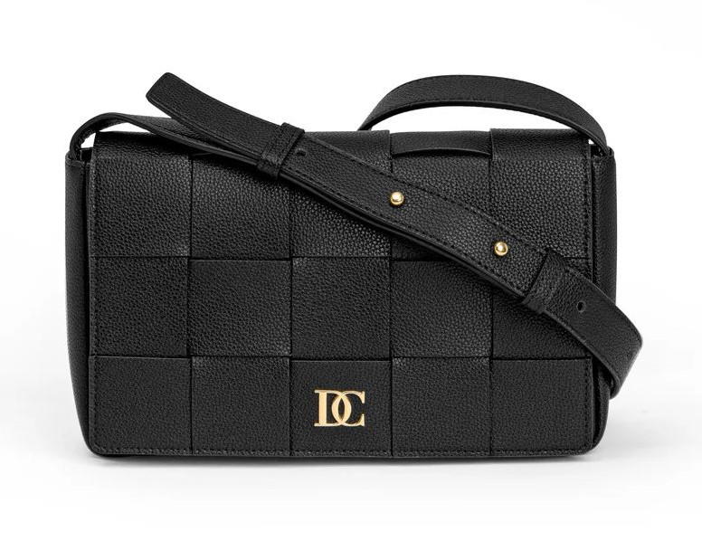 DICI Milano Ladies Leather Black Mini Handbag 