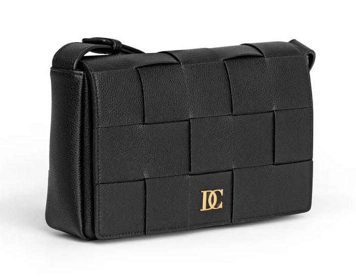DICI Milano Ladies Leather Black Mini Handbag 