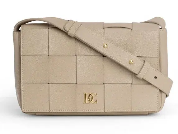 DICI Milano Ladies Leather Cream Mini Handbag