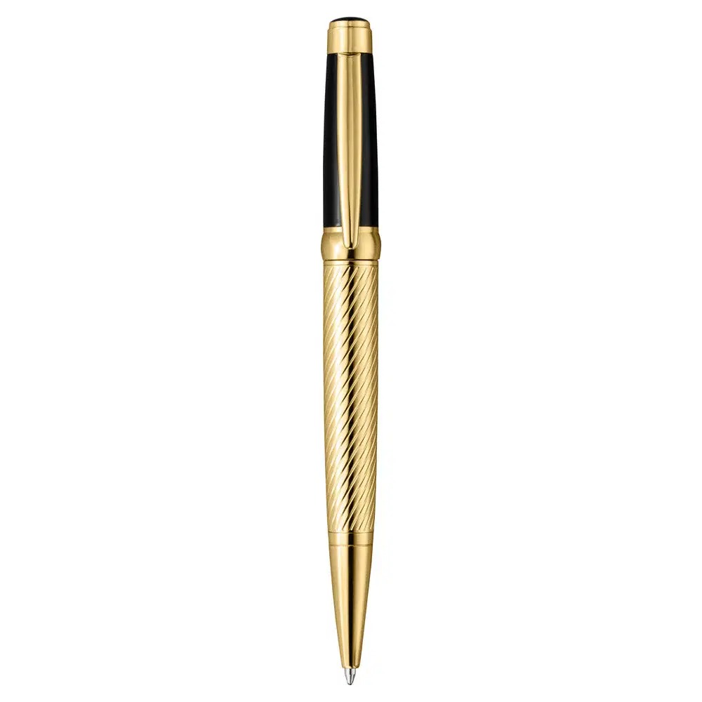 DICI Milano Men's Gold & Black Ballpoint Pen
