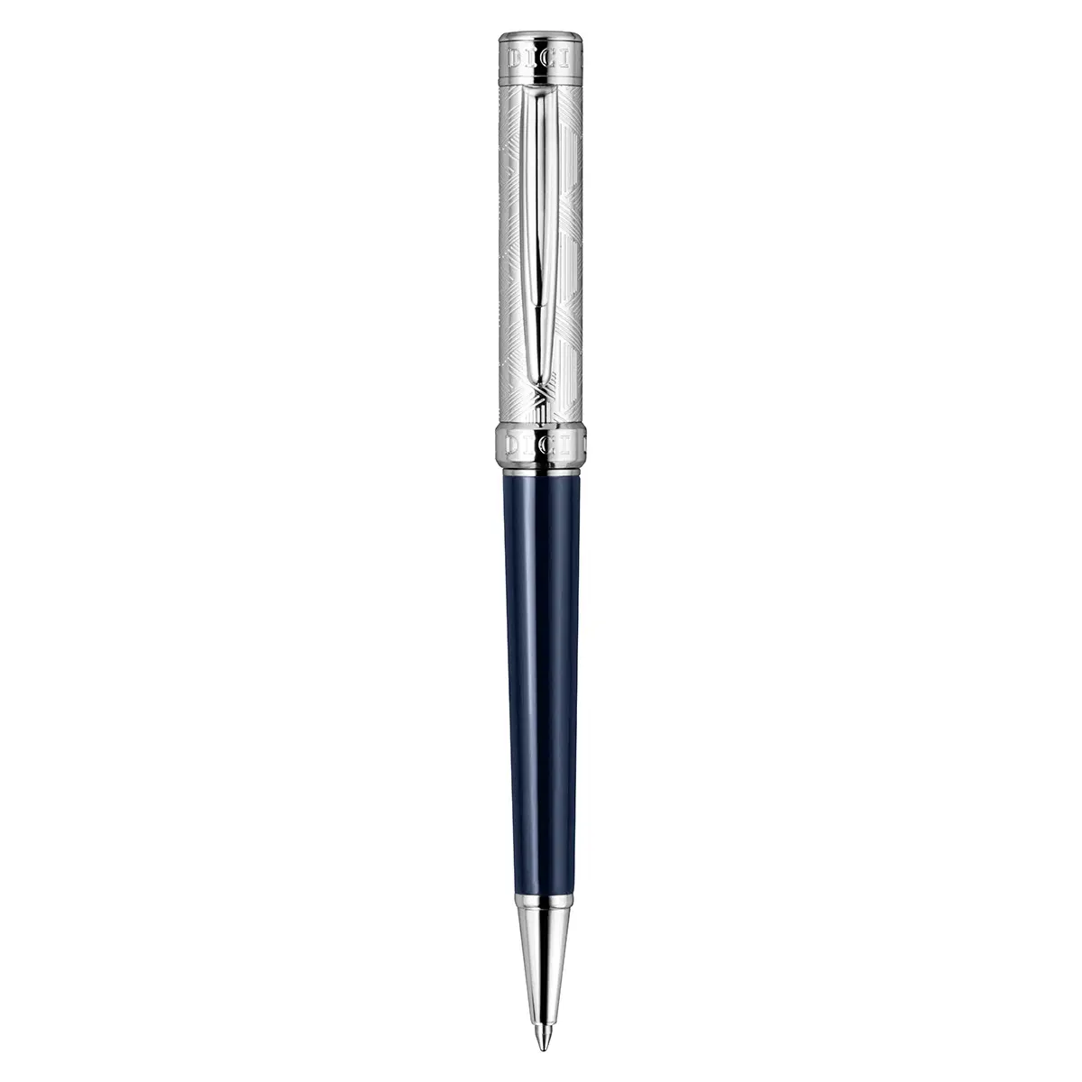 DICI Milano Blue & Silver Ballpoint Pen for Men