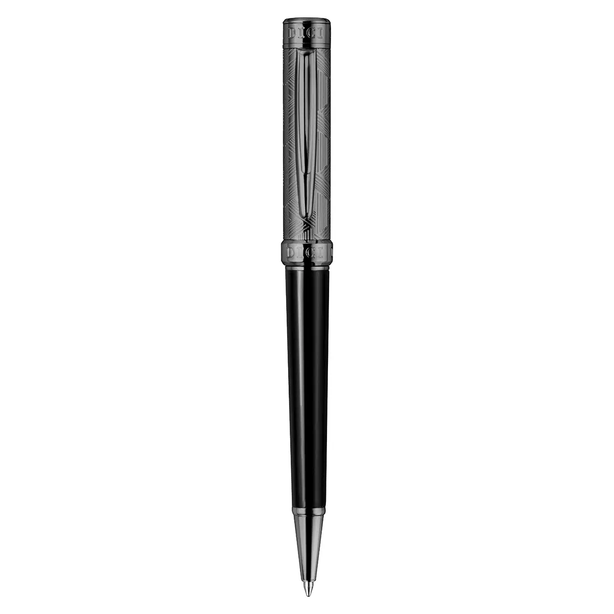 DICI Milano Black Metal Ballpoint Pen for Men