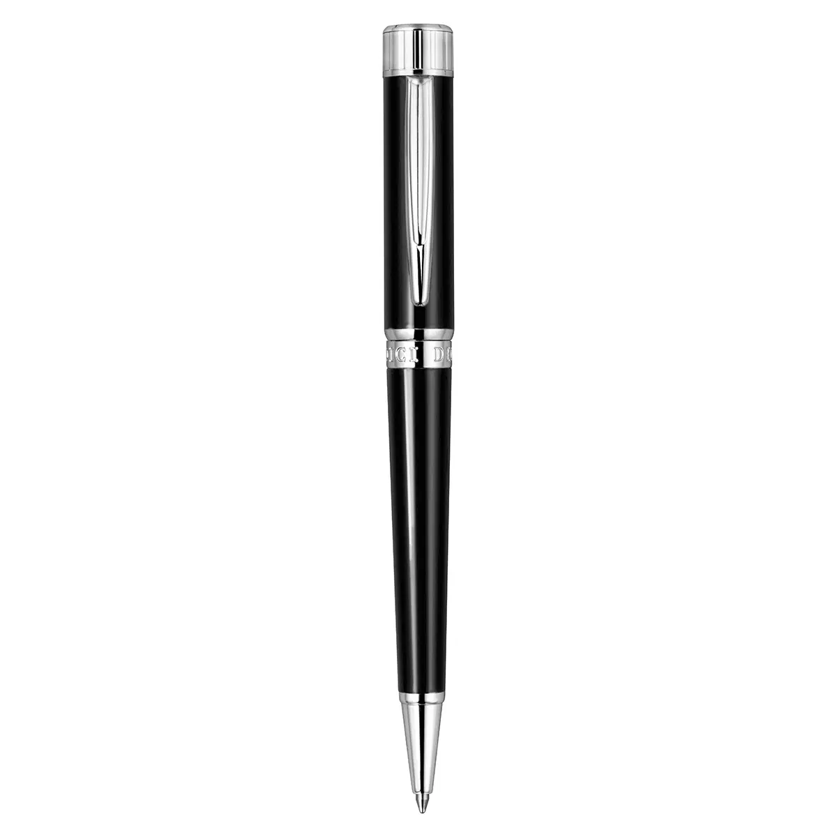 DICI Milano Black Steel Ballpoint Pen for Men
