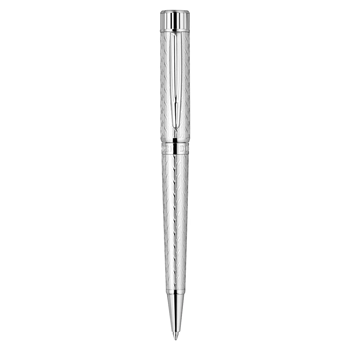 DICI Milano Silver Lined Ballpoint Pen for Men