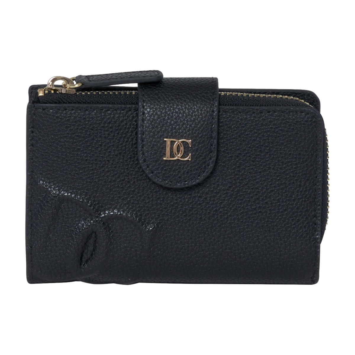 Dici Milano Black Zip-Around Women’s Wallet 