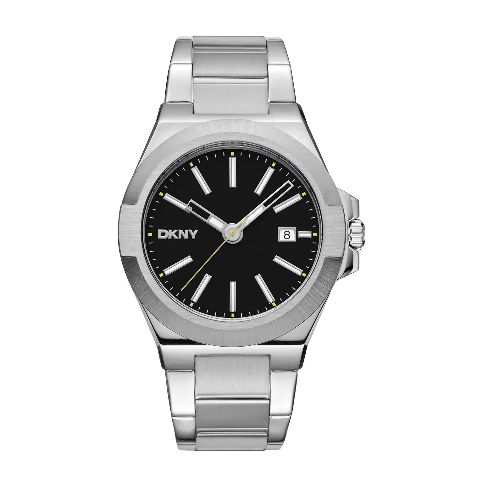 DKNY Men's Black Dial Stainless Steel watch