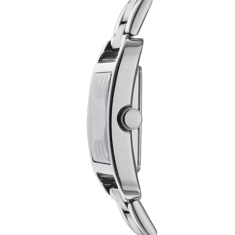 DKNY Women's Watch with Purple Dial & Silver Bracelet
