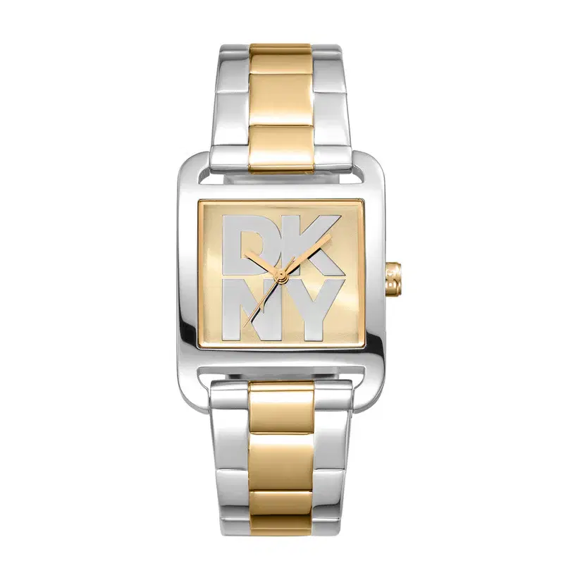 DKNY Women’s Two-Tone Logo Dial watch 