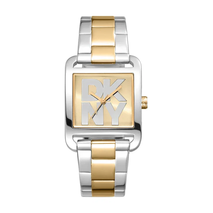 DKNY Women’s Two-Tone Logo Dial watch