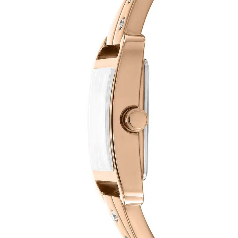 DKNY Women’s Rose Gold Crystal Accent watch