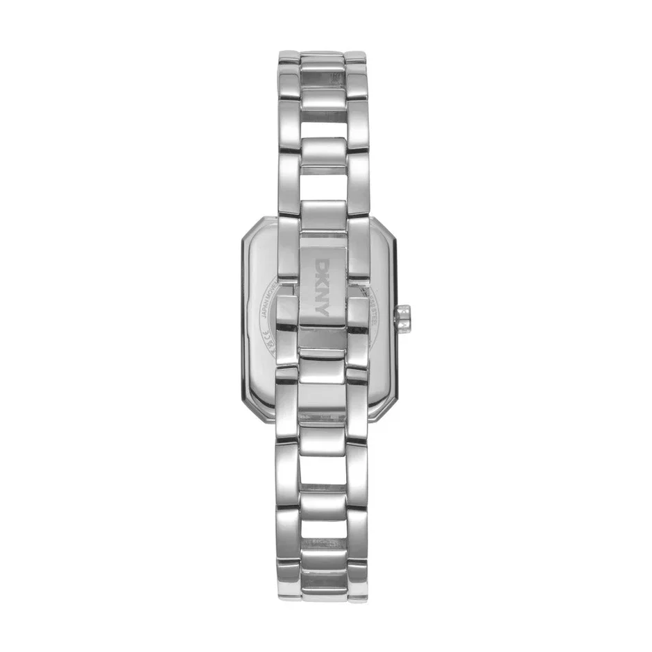DKNY Uptown Midi Women Silver Watch with Crystal