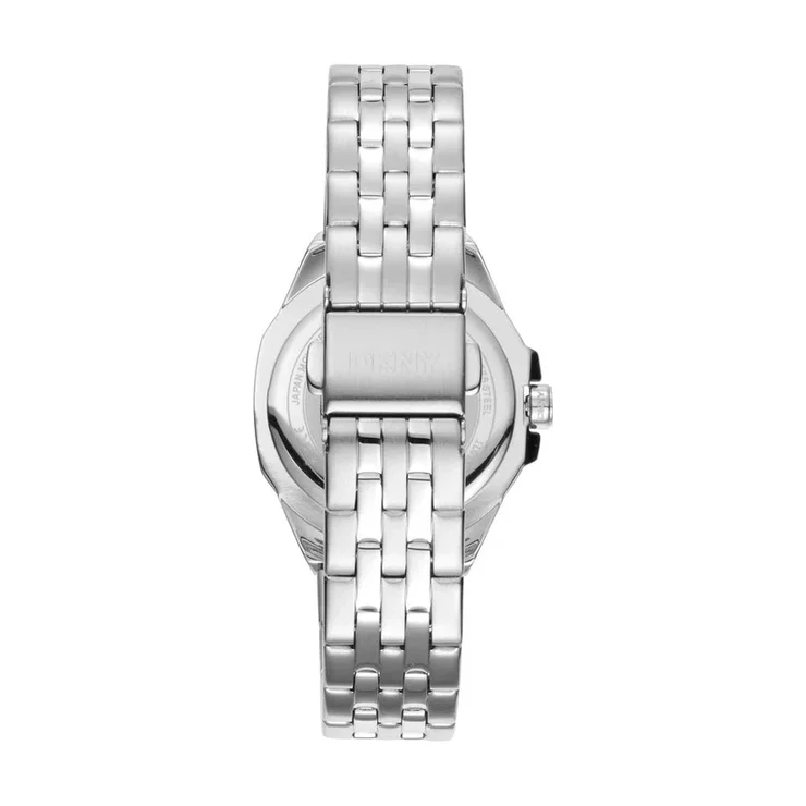 DKNY Women's Steel Watch – Silver Roman Dial