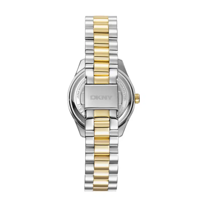 DKNY Two-Tone Women's Watch with Green Dial