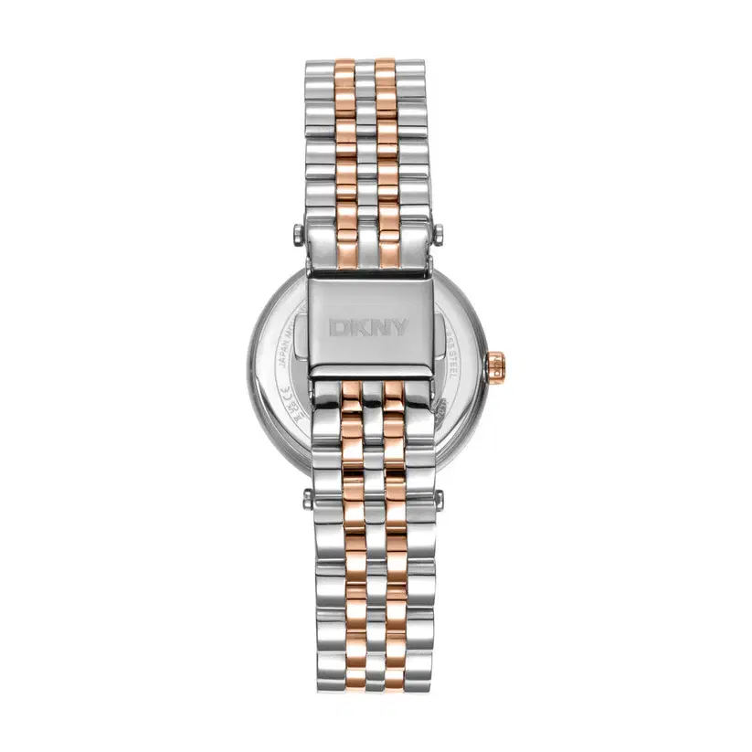 DKNY Essential Ladies Watch Two-Tone Rose Gold & Silver 