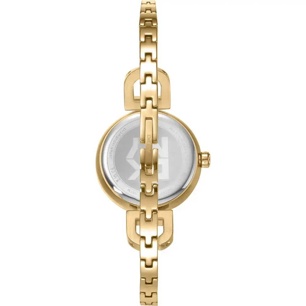 DKNY Women's Open Link Gold Steel Bracelet Watch