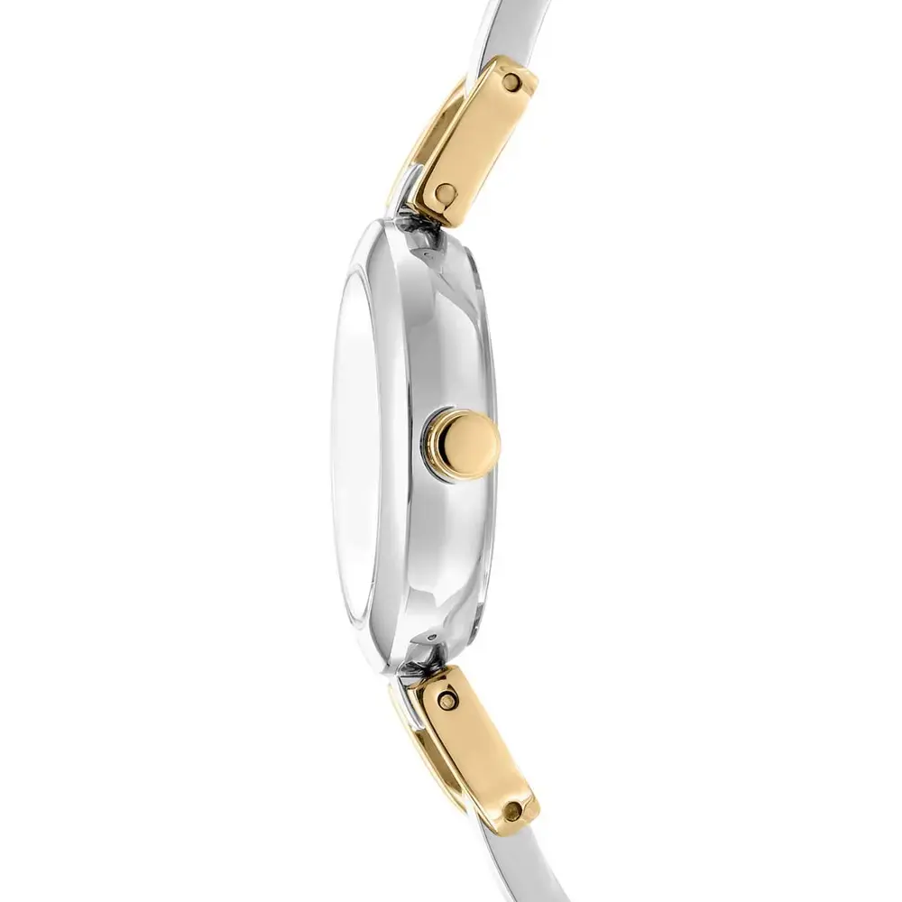 DKNY Women's Open Link Two-Tone Steel Bracelet Watch