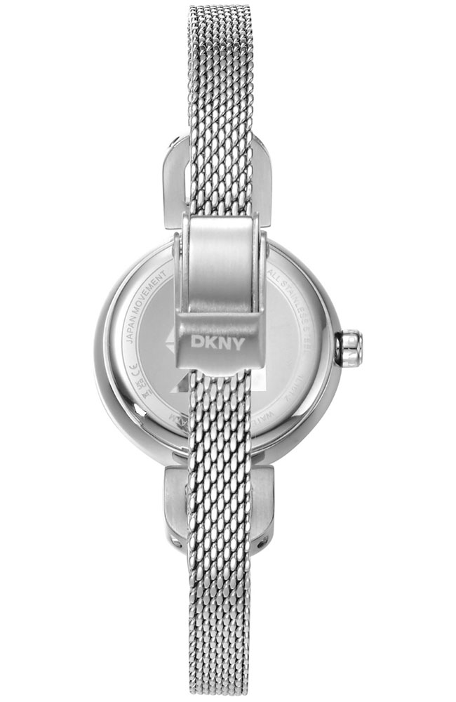 DKNY Women's Milanese Silver Steel Bracelet Watch