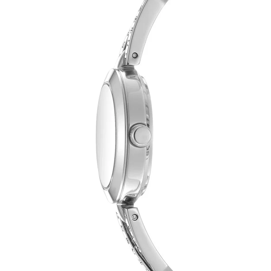 DKNY Women Pierced Silver Stainless Steel Watch