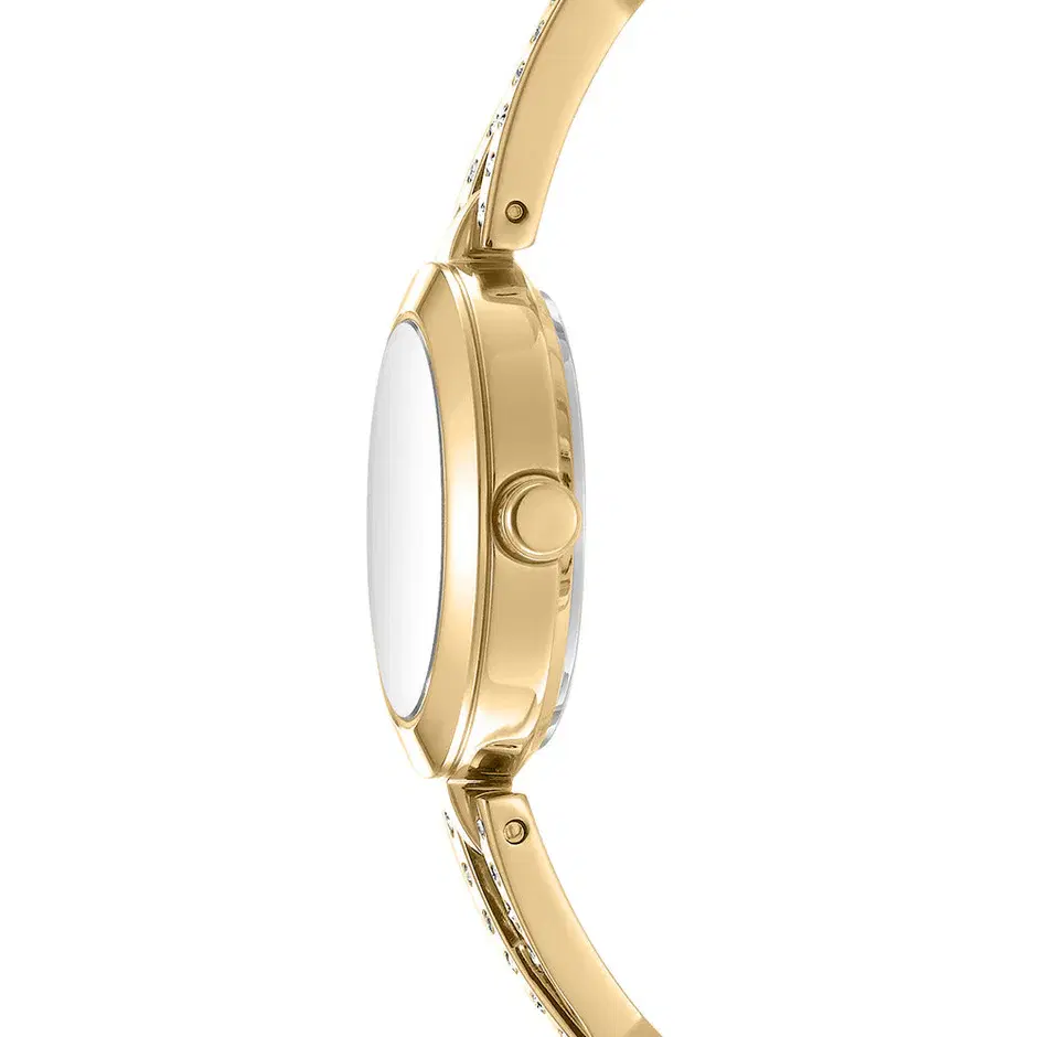 DKNY Women Pierced Gold Stainless Steel Watch