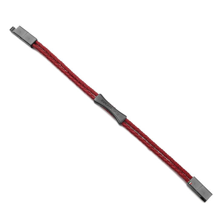 Ducati Successo Men Bracelet Leather Red