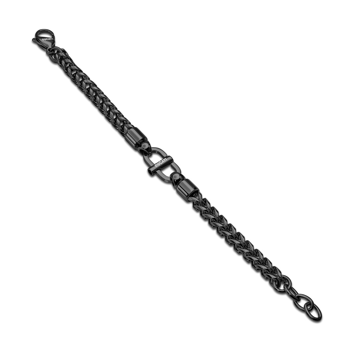 Ducati TUONO Black Stainless Steel Chain Bracelet for Men